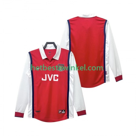 Arsenal 1999 Voetbalshirts Retro Thuis 1998 - LS